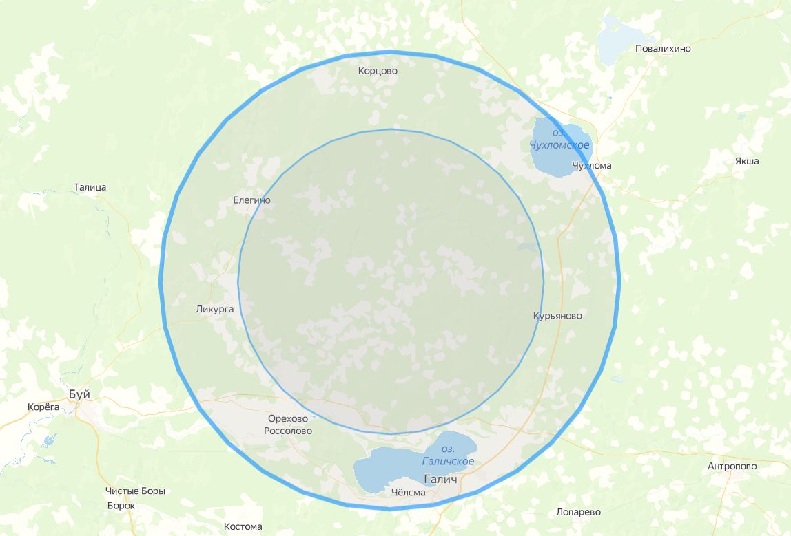 Запрет на охоту ввели в районах Костромской области: карта