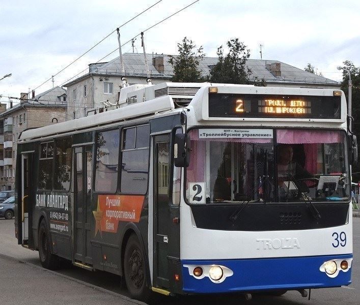 Пять человек помогли троллейбусам в Костроме выйти на маршруты